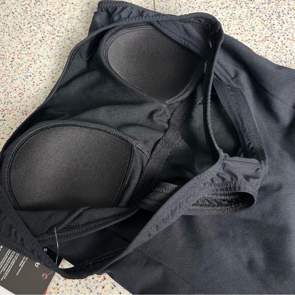 NWT Speedo Women’s Endurance One Piece Sport Swimsuit Black Moderate Cut Size 6 - Picture 5 of 7